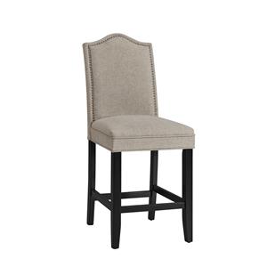 Bassett Mirror Belgian Luxe Camelback Bar Stool